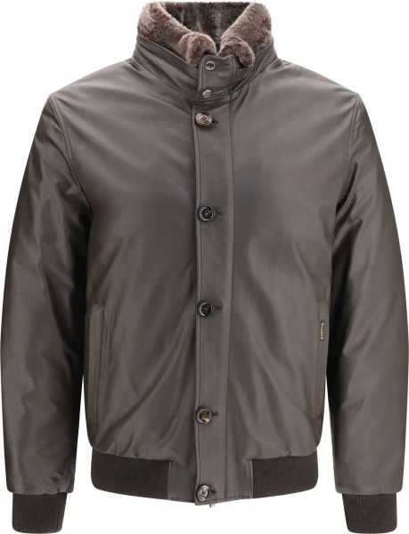 Geaca de Piele Cleros P1 shearling Down Jacket