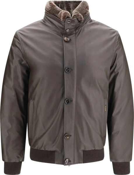 Geaca de Piele Cleros P1 shearling Down Jacket
