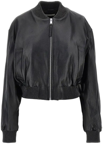 Geaca de Piele 'Hannan' leather bomber jacket