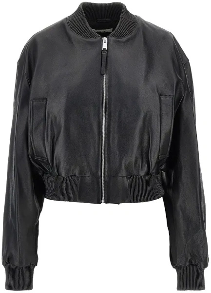 Geaca de Piele 'Hannan' leather bomber jacket