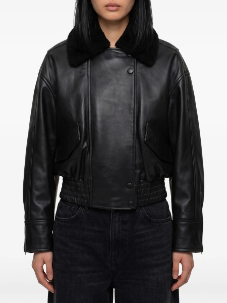 Geaca de piele IVY OAK neagra