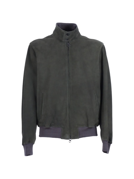 Geaca de piele STEWART - SCETTRO verde
