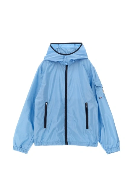 Geaca de ploaie Moncler albastra