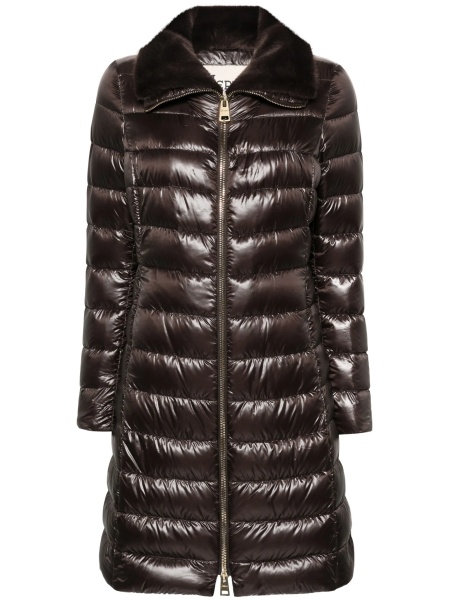 Geaca Oversize Herno maro din poliamida si polyester
