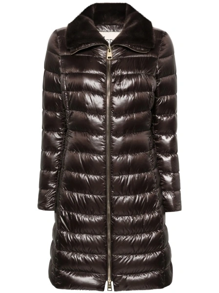 Geaca Oversize Herno maro din poliamida si polyester