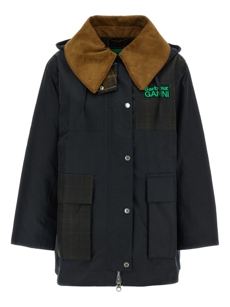 Geaca Parka Barbour albastra