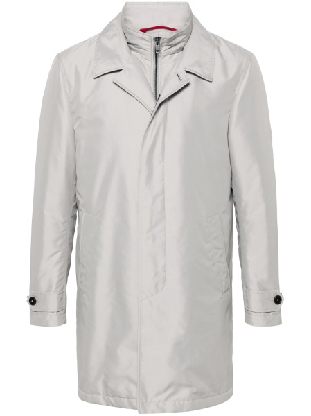 Geaca Parka Fay gri din polyester