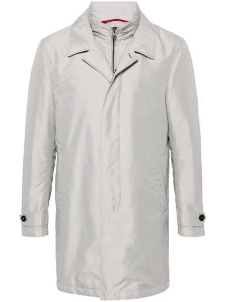 Geaca Parka Fay gri din polyester