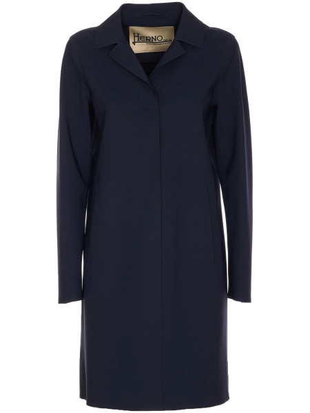 Geaca Parka Herno albastra din spandex/elastan si poliamida