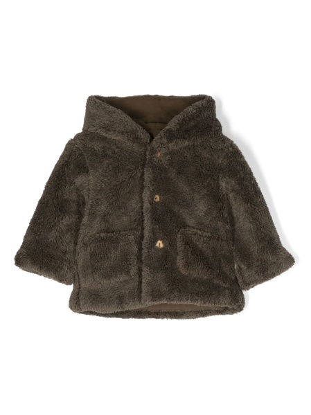 Geaca TEDDY & MINOU verde din polyester si poliamida
