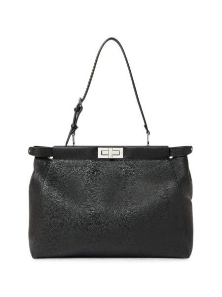 Geanta de mana Fendi neagra din piele