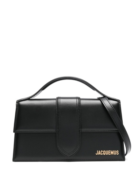 Geanta de mana JACQUEMUS Bambino neagra din piele