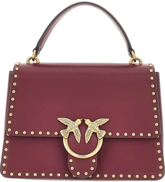 Geanta de mana Leather bag with Love Birds buckle