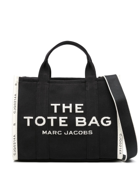 Geanta de mana Marc Jacobs neagra din bumbac si polyester