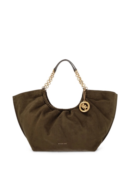 Geanta de mana Michael Kors maro din piele