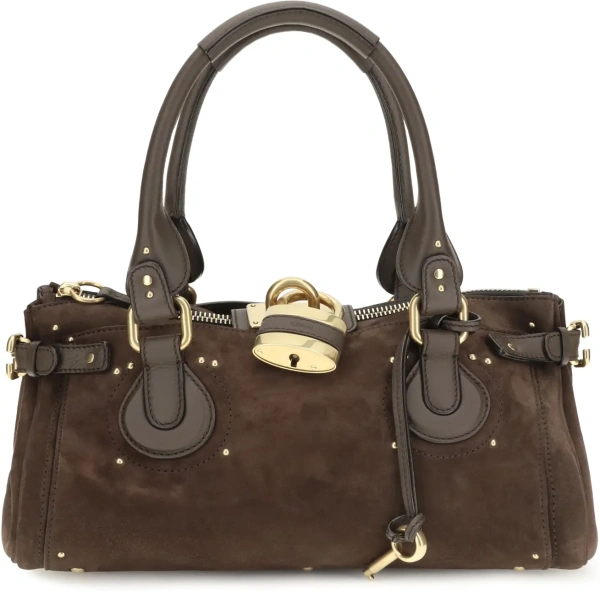 Geanta de mana Paddington suede Handbag