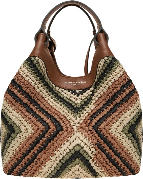 Geanta de mana Raffia handbag 'Diamix'