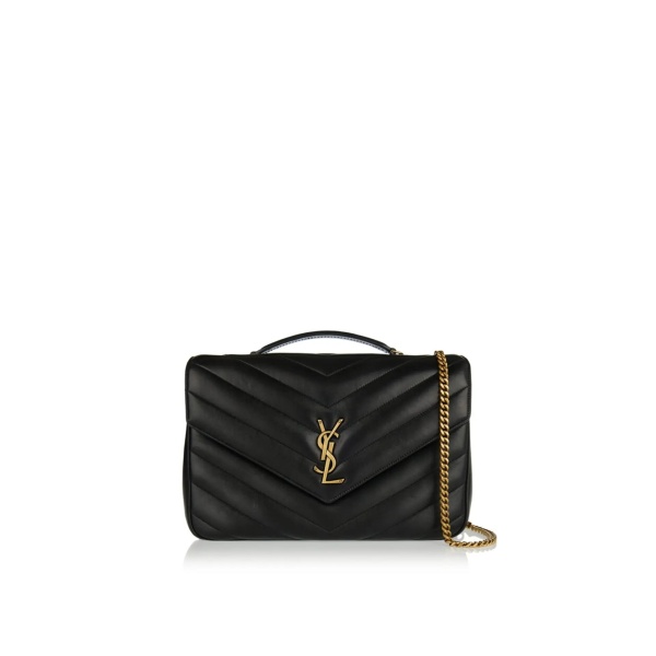 Geanta de mana Saint Laurent Loulou Large Leather Shoulder Bag