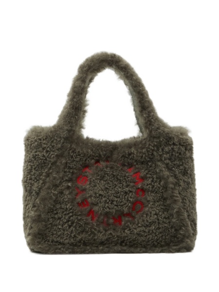 Geanta de mana Stella McCartney gri din polyester