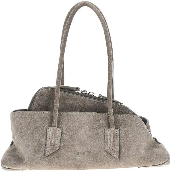 Geanta de mana Suede leather small 'La Passeggiata' bag