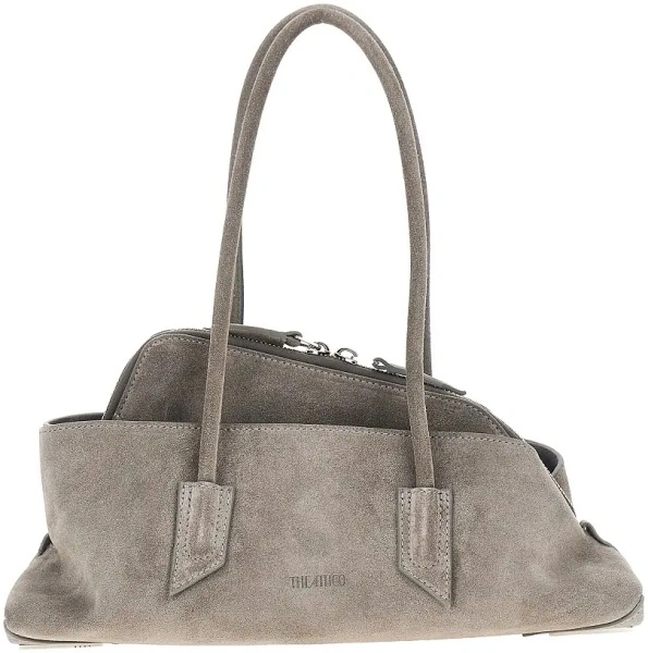 Geanta de mana Suede leather small 'La Passeggiata' bag