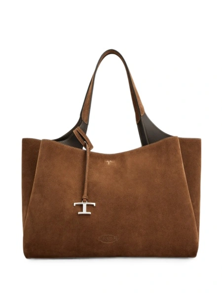 Geanta de mana TOD'S maro din piele