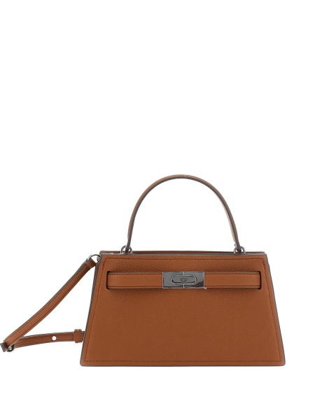 Geanta de mana Tory Burch maro din piele