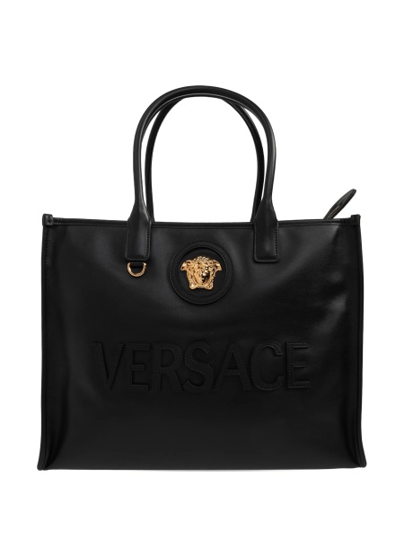 Geanta de mana Versace neagra din piele