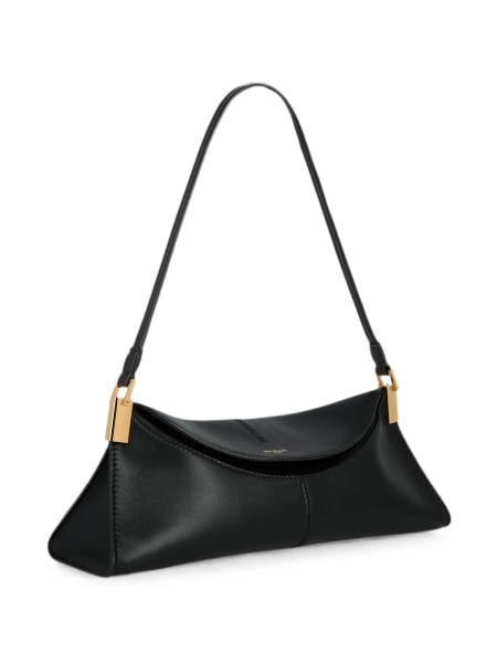 Geanta de umar Balmain neagra din piele