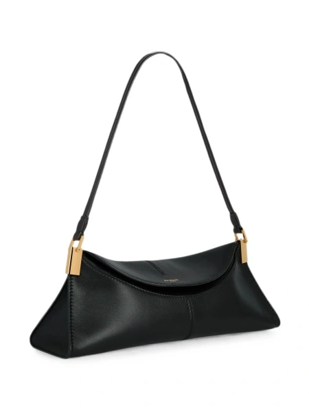 Geanta de umar Balmain neagra din piele