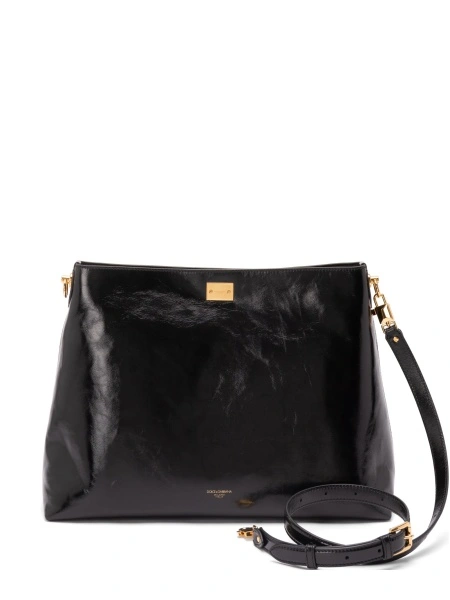 Geanta de umar Dolce & Gabbana neagra din piele