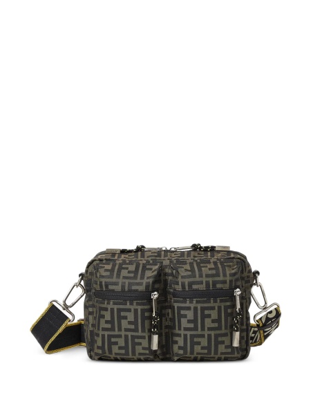 Geanta de umar Fendi maro din polyester