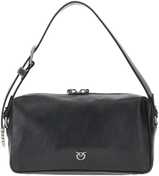 Geanta de umar Grained leather crossbody bag
