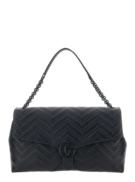 Geanta de umar Gucci neagra din piele