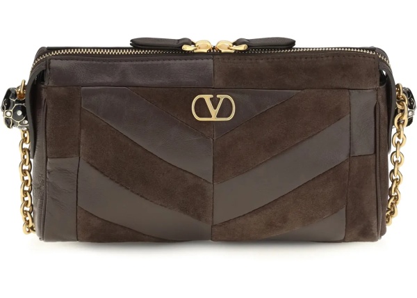 Geanta de umar Panthea Shoulder Bag chevron pattern