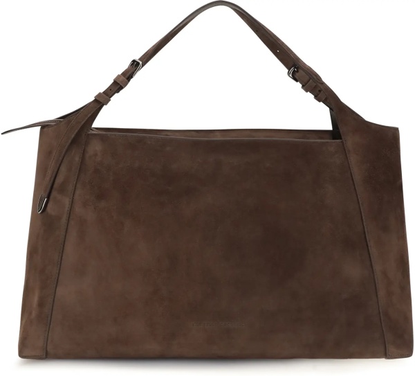 Geanta de umar Sartorial suede Shoulder Bag