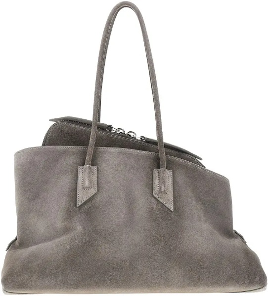 Geanta de umar Suede leather medium 'La Passeggiata' bag