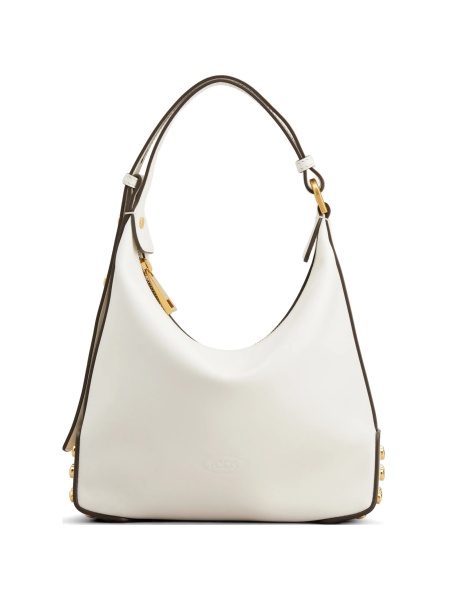 Geanta de umar TOD'S alba din material textil