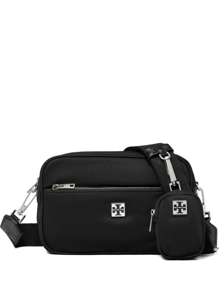 Geanta de umar Tory Burch neagra din poliamida