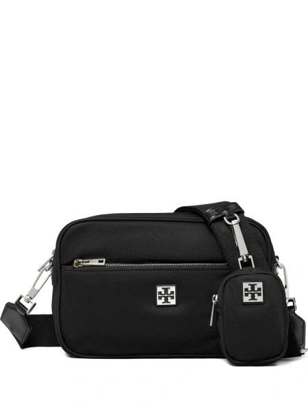 Geanta de umar Tory Burch neagra din poliamida