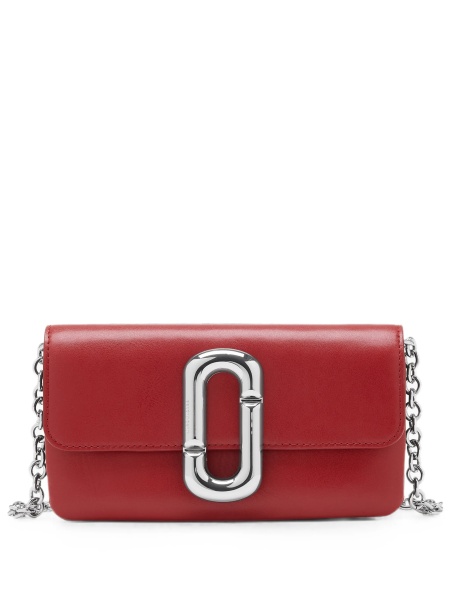 Geanta plic Marc Jacobs rosie din piele