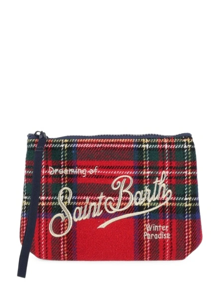 Geanta plic Mc2 Saint Barth rosie din polyester si cauciuc sintetic