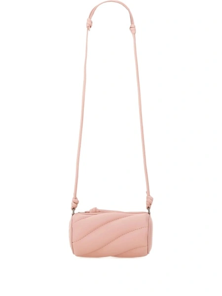 Geanta tip postas Fiorucci roz din piele