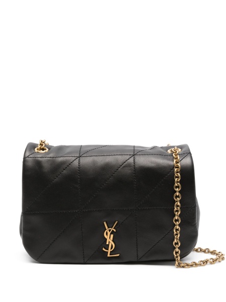 Geanta tip postas Saint Laurent neagra din piele