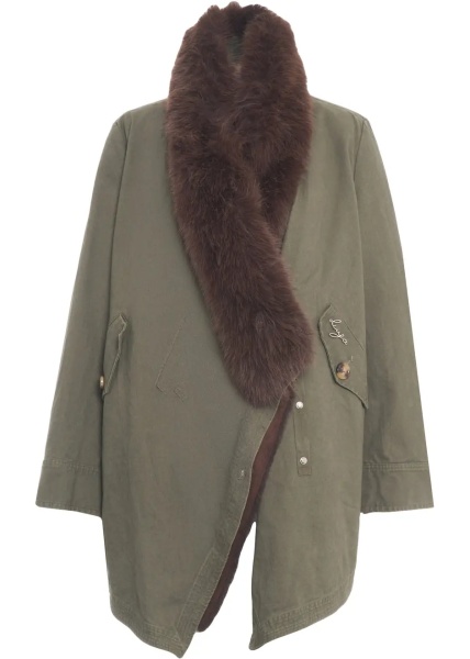 Geci Parka with fur collar
