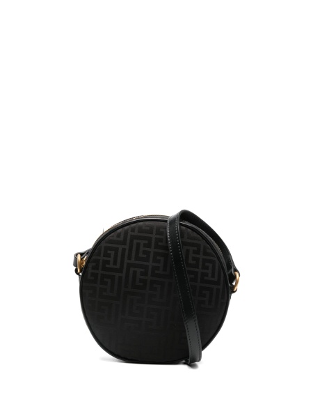Genti Balmain negre din poliamida si bumbac
