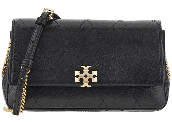 Genti Quilted leather 'Charlie' bag with chain