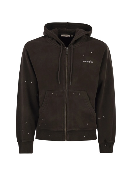 Hanorac Carhartt maro din bumbac