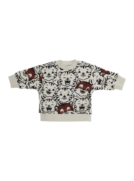 Hanorac Kenzo alb din bumbac