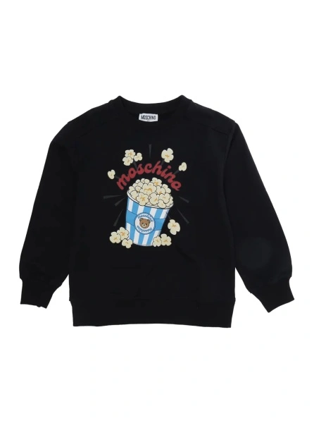 Hanorac MoschinoS negru din bumbac